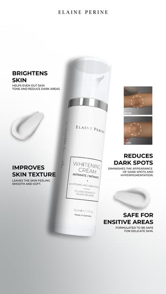 Whitening package including face, body, intimate