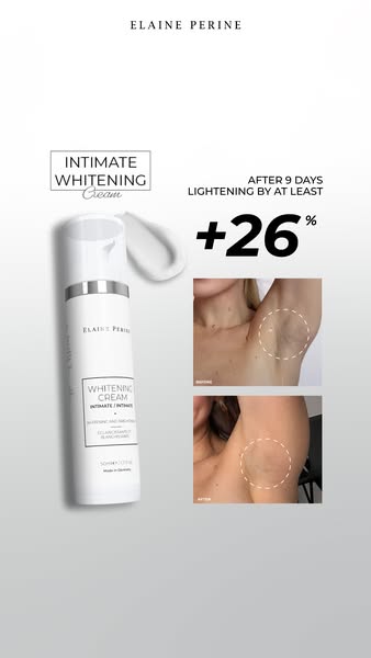 Whitening package including face, body, intimate